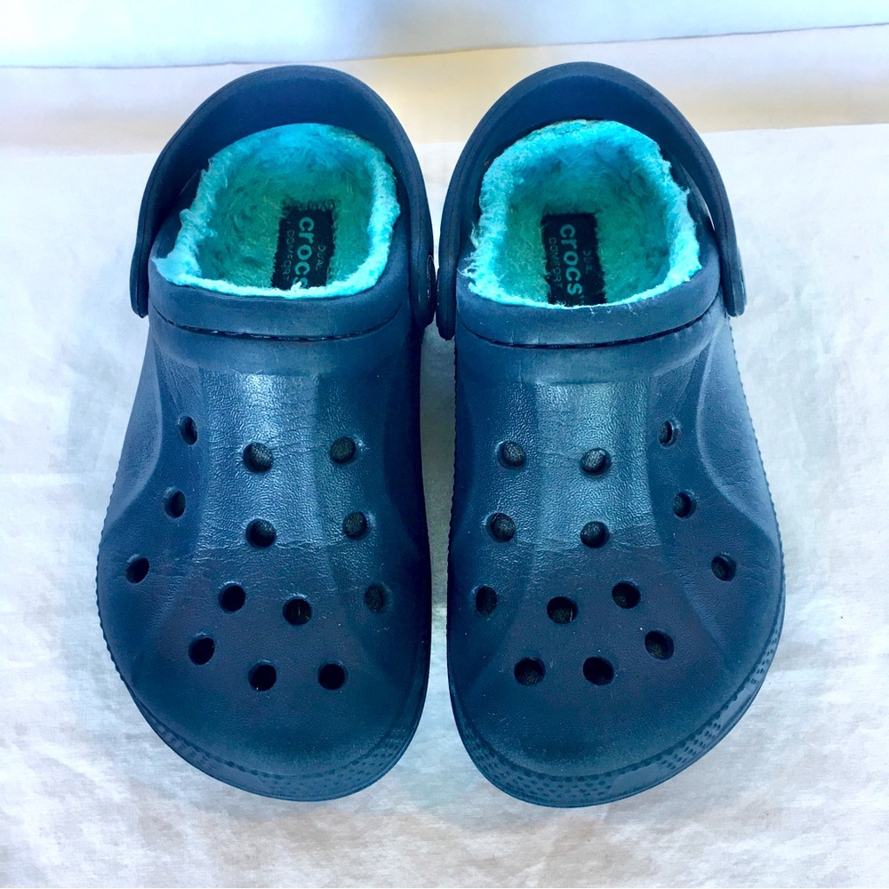 Toddler Crocs Navy Blue Size 10/11